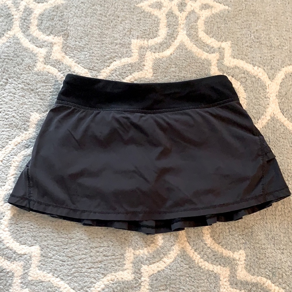 black ivivva skirt size 8